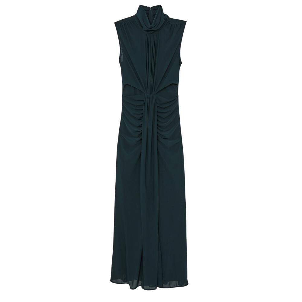 REISS Daniella Ruched Sleeveless Maxi Dress
